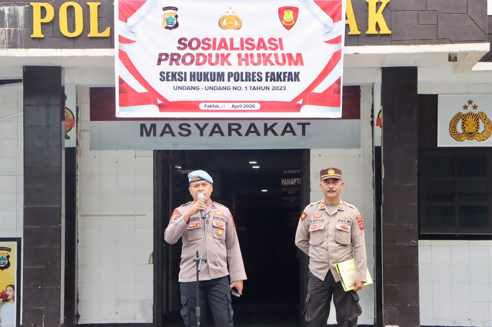 Edukasi Etika dan Hukum: Propam Polres Fakfak Ajak Masyarakat Bijak Bermedia Sosial
