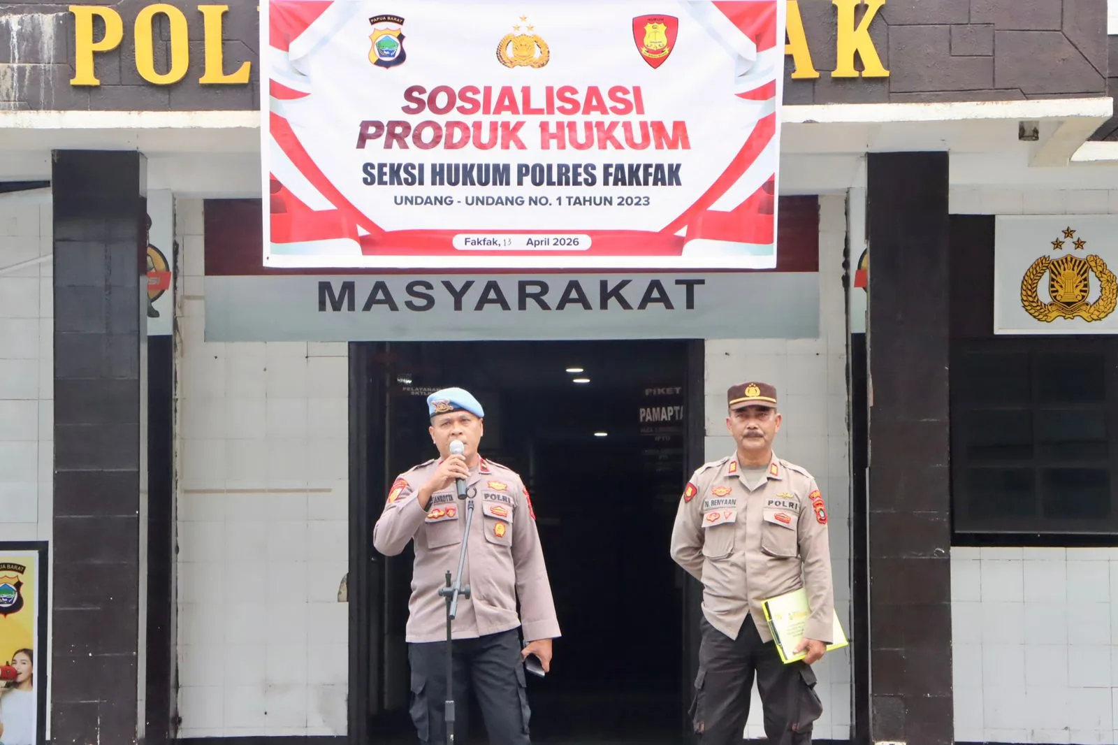 Edukasi Etika dan Hukum: Propam Polres Fakfak Ajak Masyarakat Bijak Bermedia Sosial