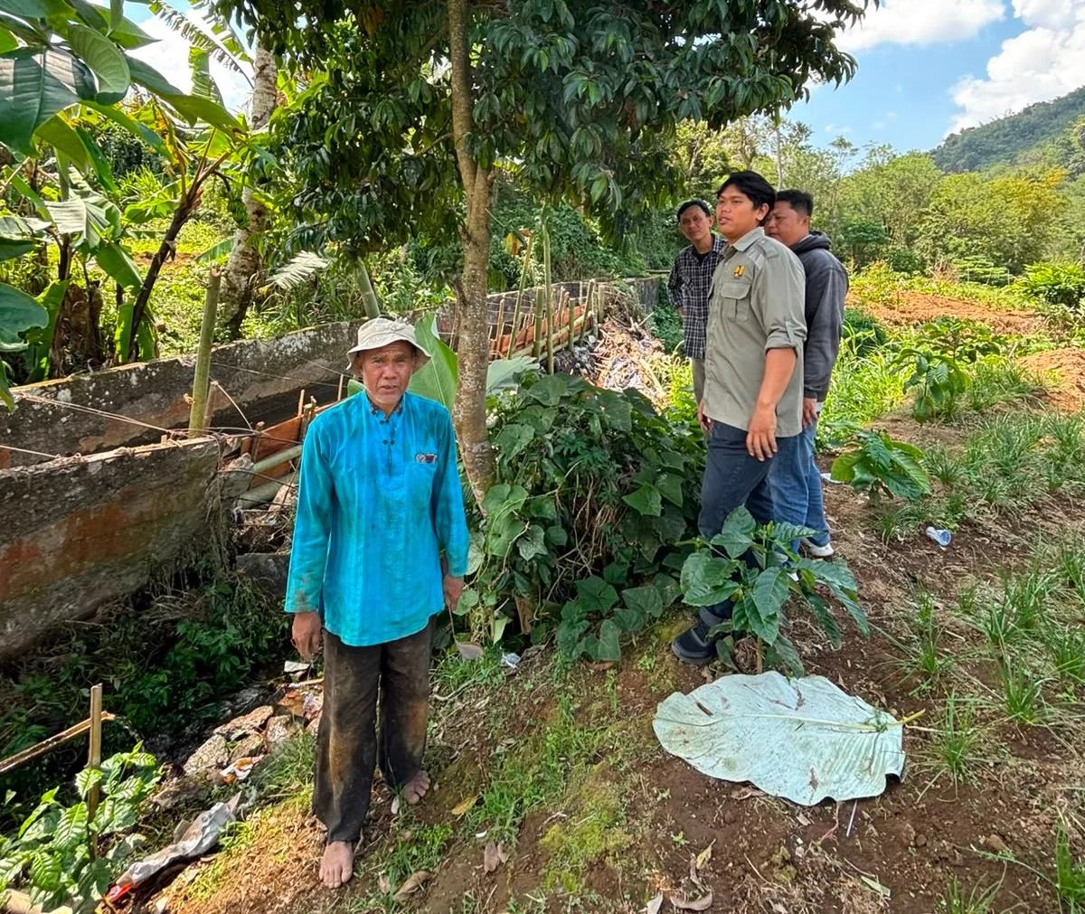 PUPR Pagaralam Tinjau Irigasi Jebol di Tanjung Cermin, Perbaikan Segera Diusulkan