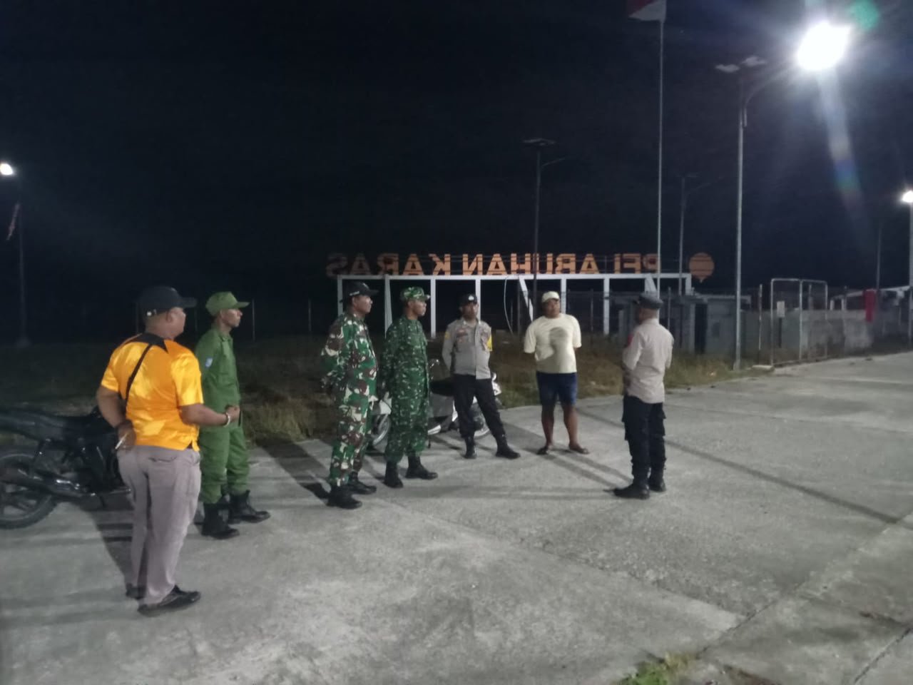 Sinergi Tanpa Batas, TNI-Polri dan Linmas Karas Sisir Wilayah Antisipasi Gangguan Kamtibmas