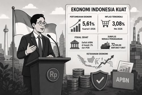 Ekonomi Indonesia Kuat Berkat Fiskal Sehat dan Inflasi Terkendali