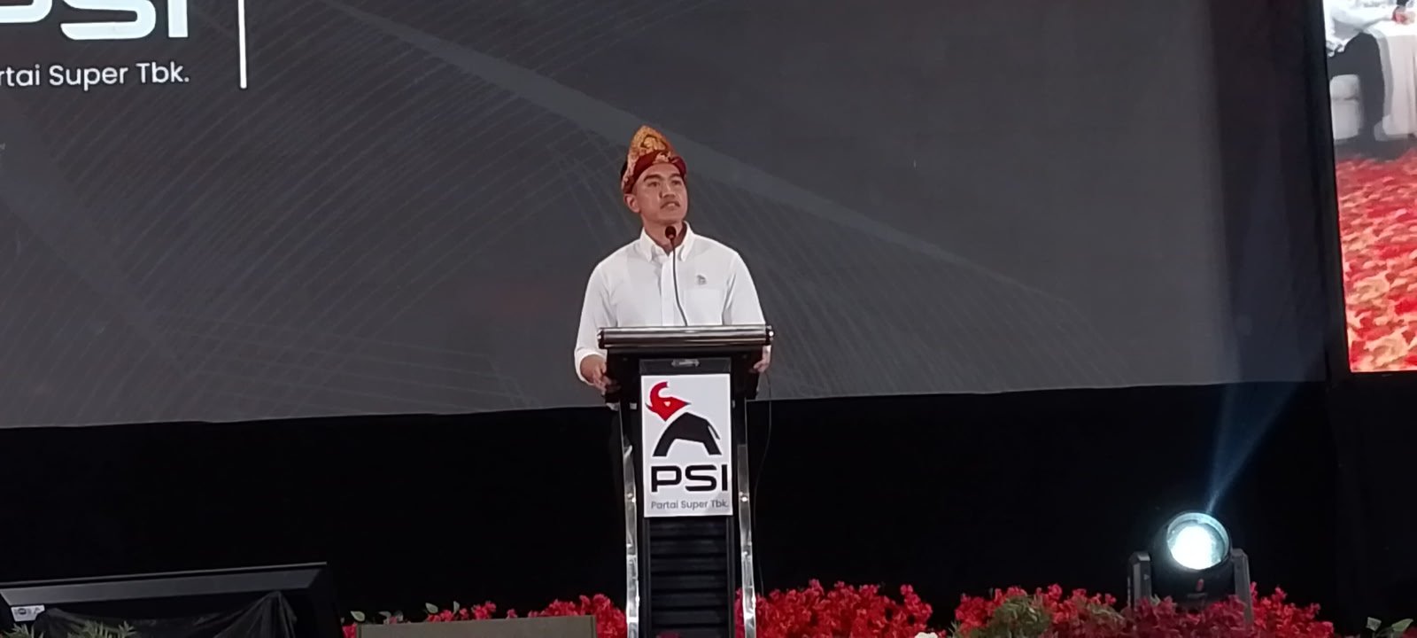 Rakorwil PSI Sumsel, Kaesang Targetkan PSI Jadi Partai Pemenang 2029