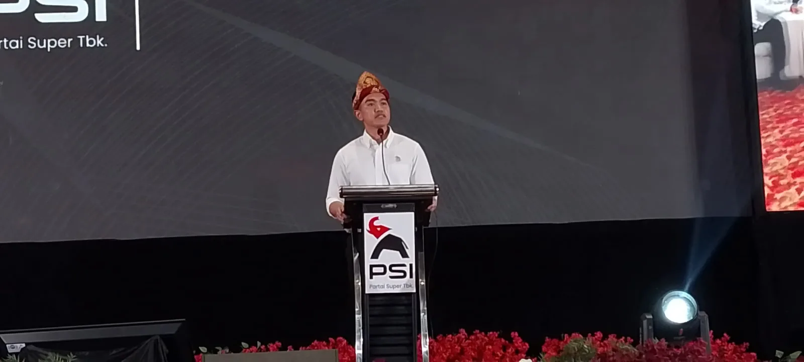 Rakorwil PSI Sumsel, Kaesang Targetkan PSI Jadi Partai Pemenang 2029