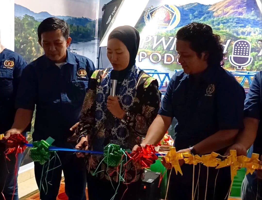 Wabup Lahat Resmikan PWI Lahat Podcast, Perkuat Sinergi Media dan Pemda