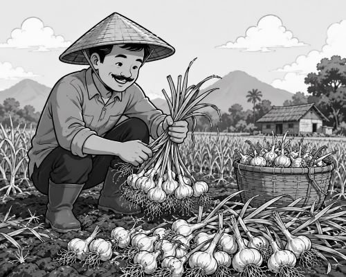 Keran Impor Ditekan, Bawang Putih Lokal Jadi Tuan Rumah