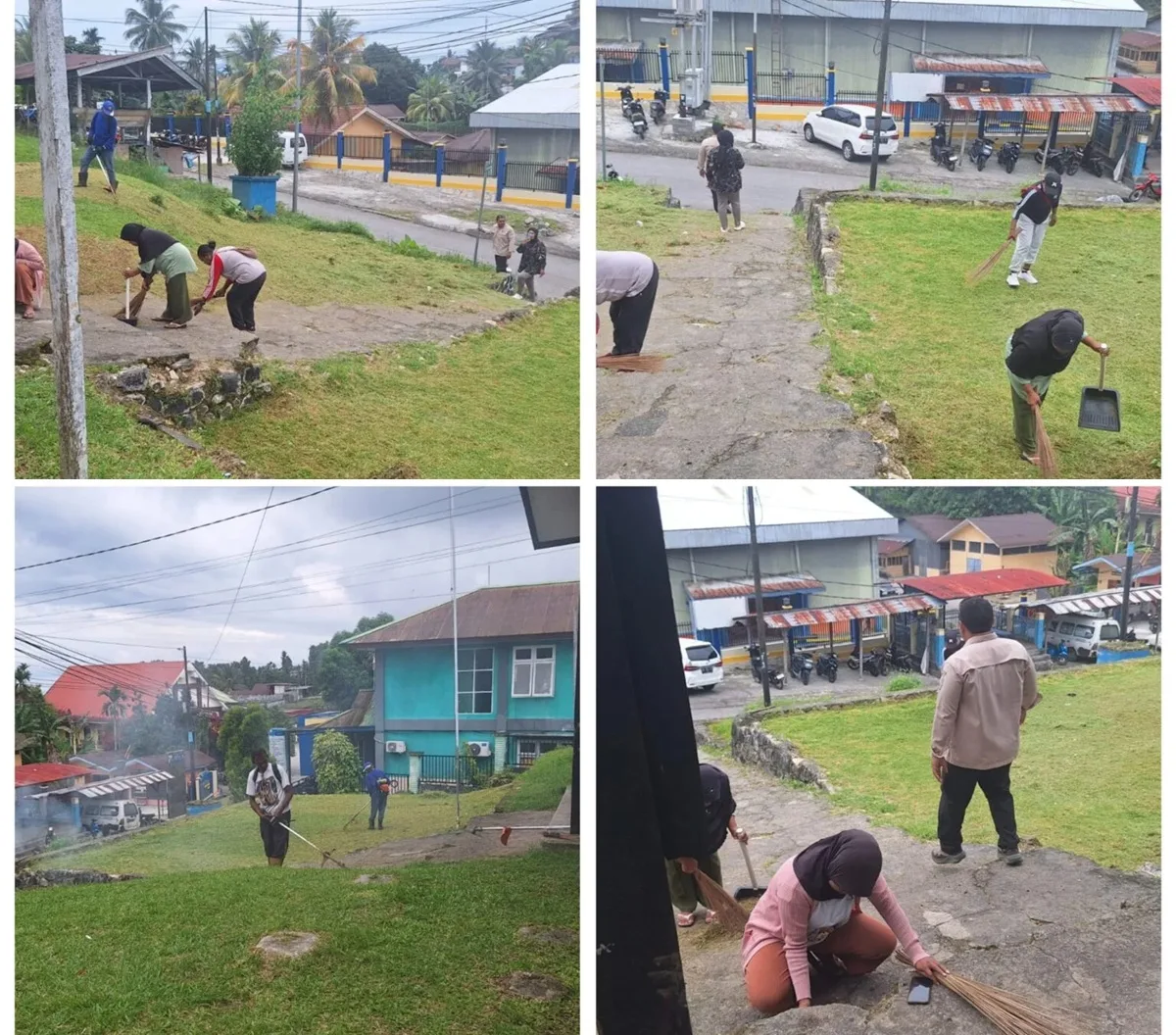 Sinergi untuk Lingkungan, Lurah Fakfak Utara Bersama Ketua RT Gelar Kerja Bakti Bersih Kantor