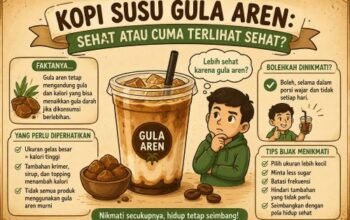 Kopi Susu Gula Aren, Sehat atau Cuma Terlihat Sehat?