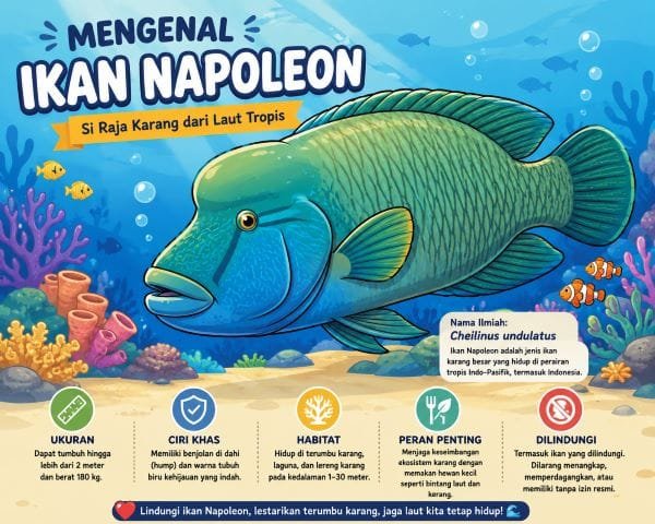 Ikan Napoleon: Raja Karang Langka Dilindungi Dunia
