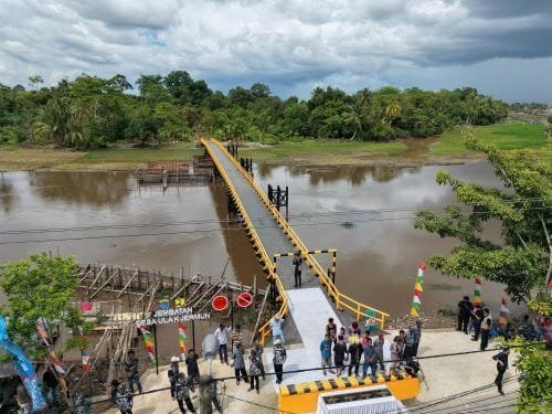 Empat Jembatan Baru di OKI Dorong Pertanian dan Perkebunan
