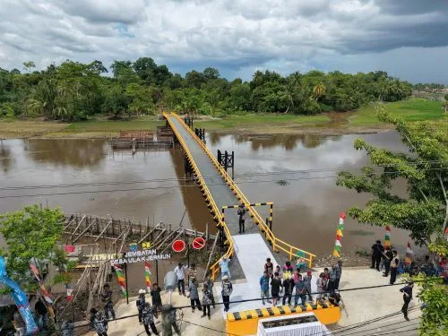 Empat Jembatan Baru di OKI Dorong Pertanian dan Perkebunan