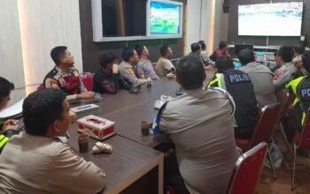 Nobar Piala Dunia di Polres OKU Timur Jadi Magnet Bagi Pecinta Sepak Bola