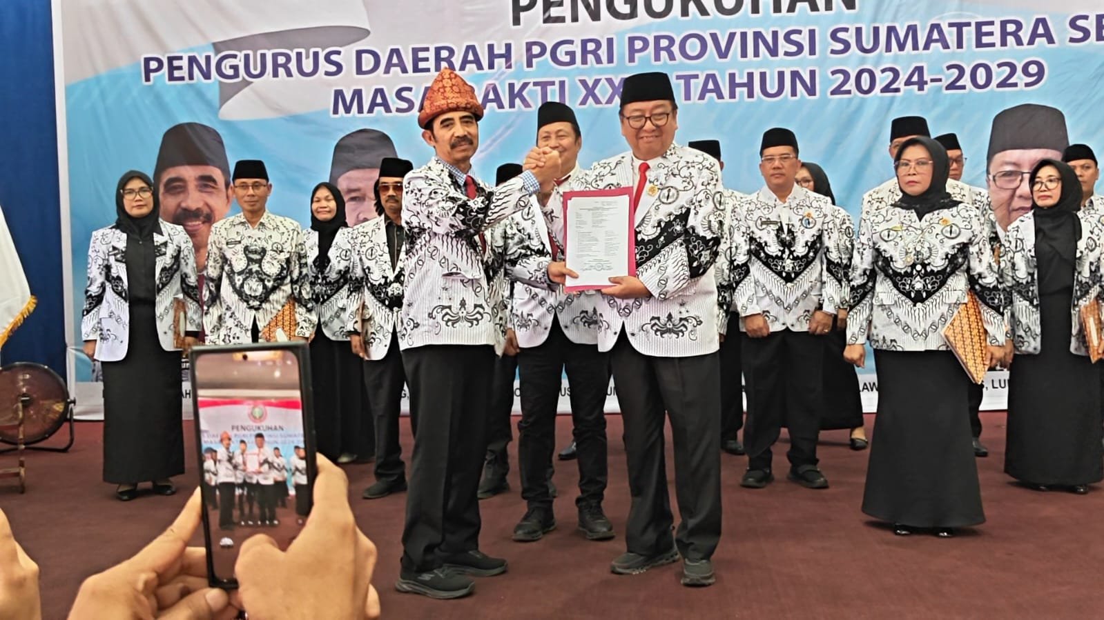 Pengurus PGRI Sumsel Masa Bakti 2024-2029 Resmi Dikukuhkan, PB PGRI Harap Polemik Dualisme Berakhir