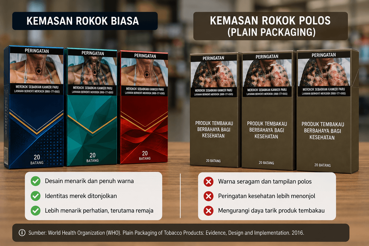 Kemasan Rokok Polos, Benarkah Bisa Cegah Anak Merokok?