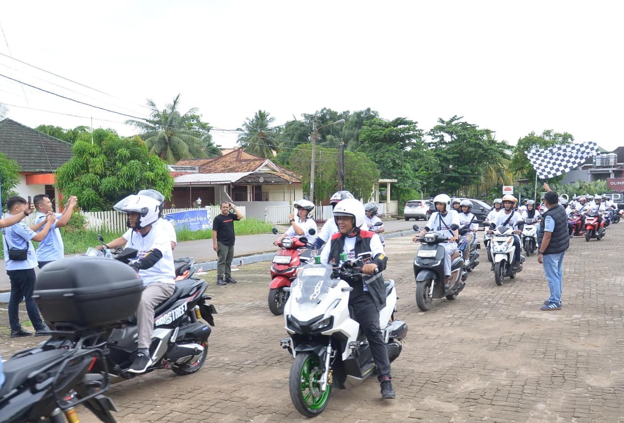 Feders Gathering 2026 Sambangi Palembang, Federal Oil Ajak Komunitas Motor Matic Touring dan Ganti Oli