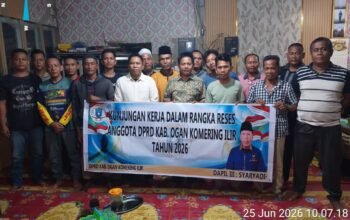 Syaryadi Tampung Berbagai Usulan Warga saat Reses di Tulung Selapan