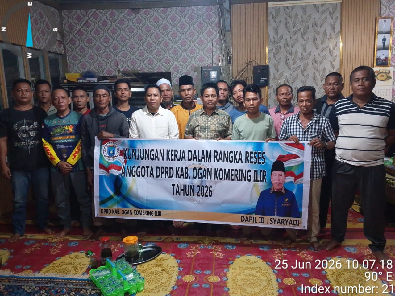 Syaryadi Tampung Berbagai Usulan Warga saat Reses di Tulung Selapan