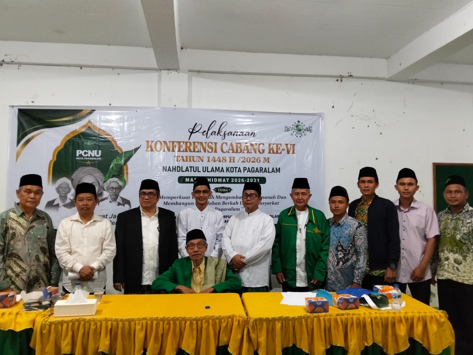 Konfercab VI PCNU Pagaralam Tetapkan Deni Priansyah sebagai Ketua Tanfidziyah