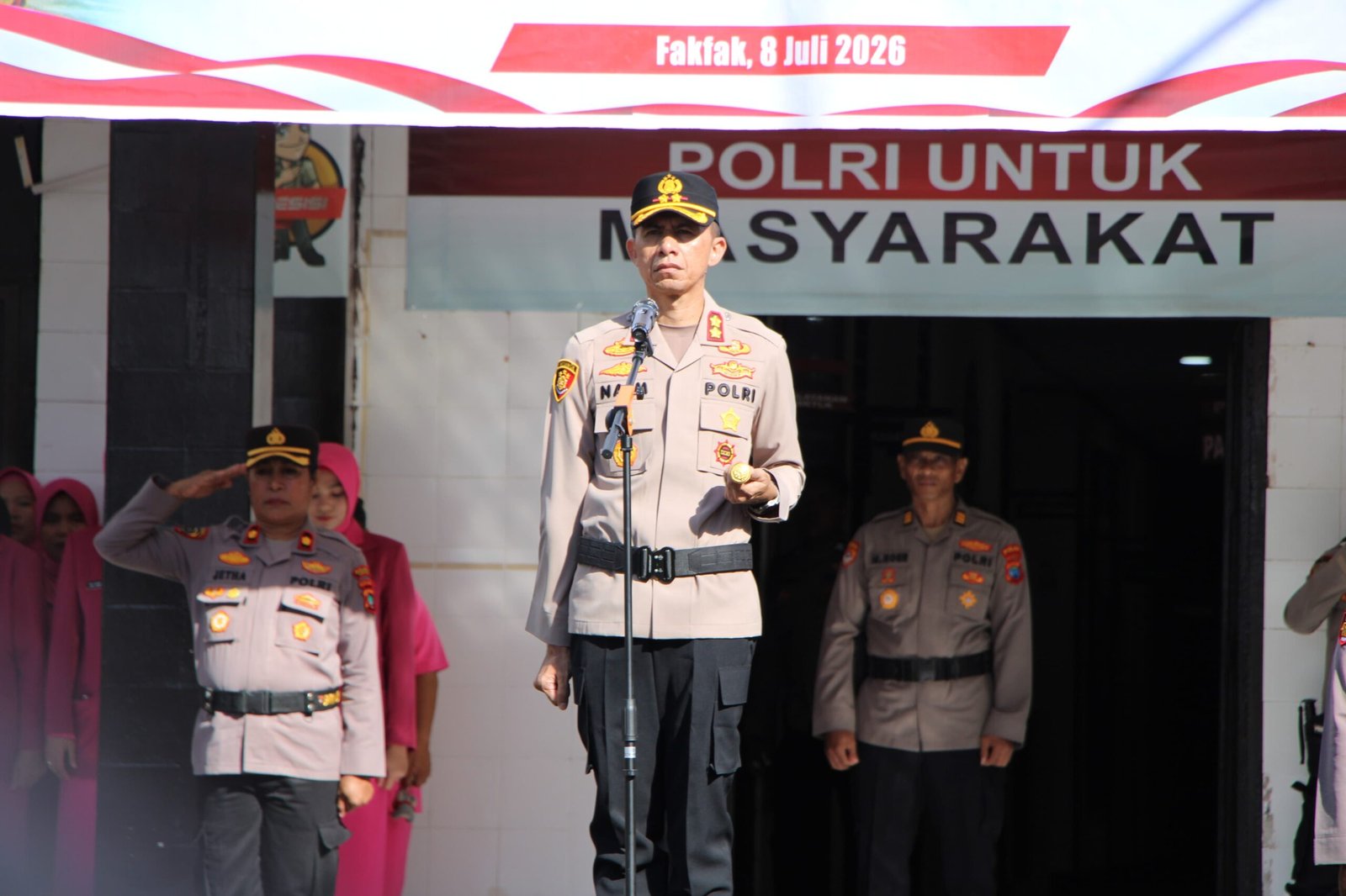 Enam Pejabat Strategis Polres Fakfak Berganti, Kapolres Minta Tingkatkan Profesionalisme
