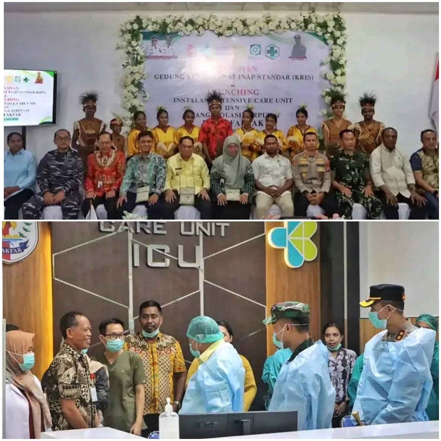 Hadir di Peresmian Fasilitas Baru RSUD Fakfak, Dandim 1803 Siap Kawal Peningkatan Kesejahteraan Warga