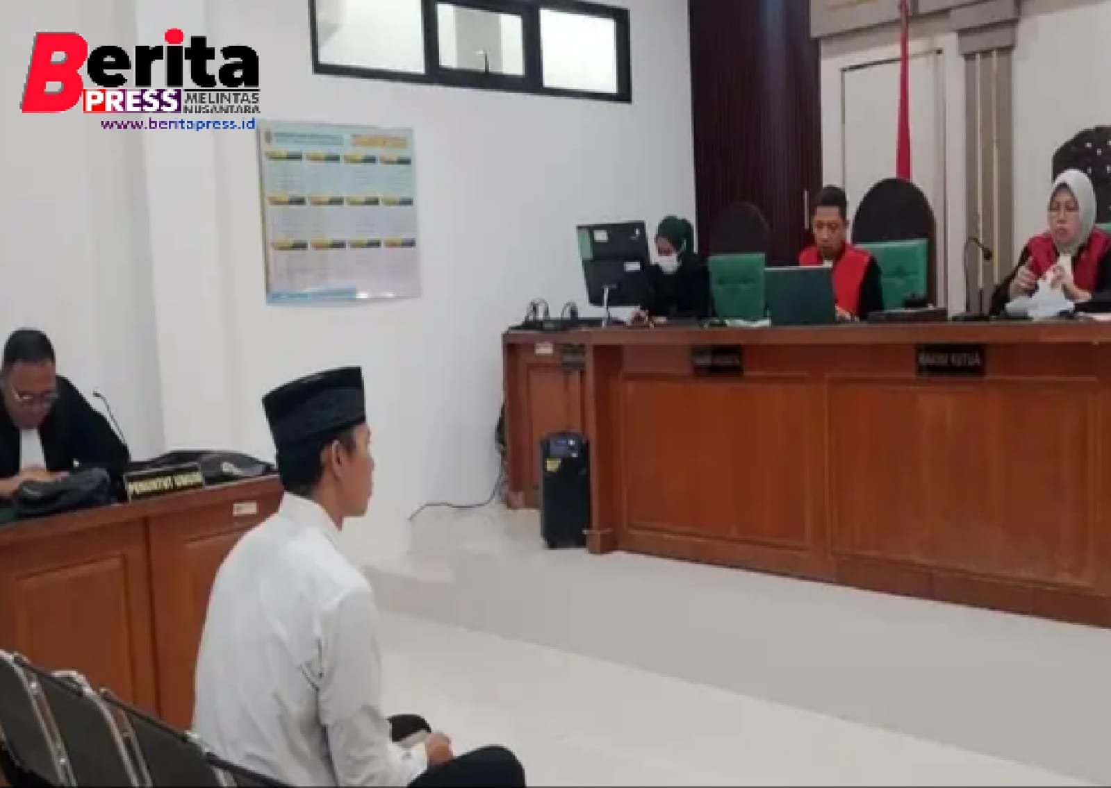 Terbukti Korupsi dana TPP, Oknum Bendahara Dishub Pemkab Muba Divonis 2 Tahun