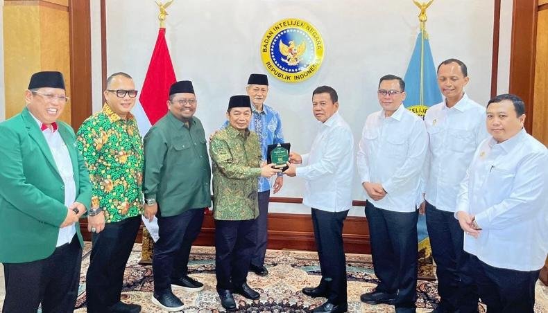 Silaturahmi dengan Kepala BIN, PB Mathla’ul Anwar Siap Kolaborasi Majukan Indonesia
