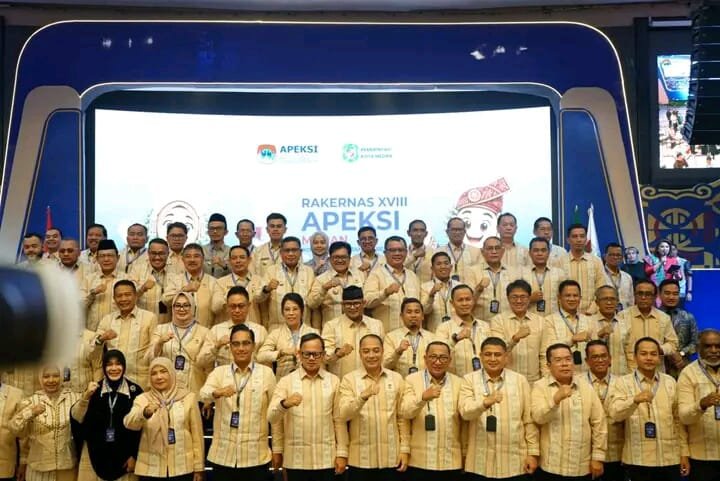 Wawako Bertha Hadiri Pembukaan Rakernas XVIII APEKSI di Medan