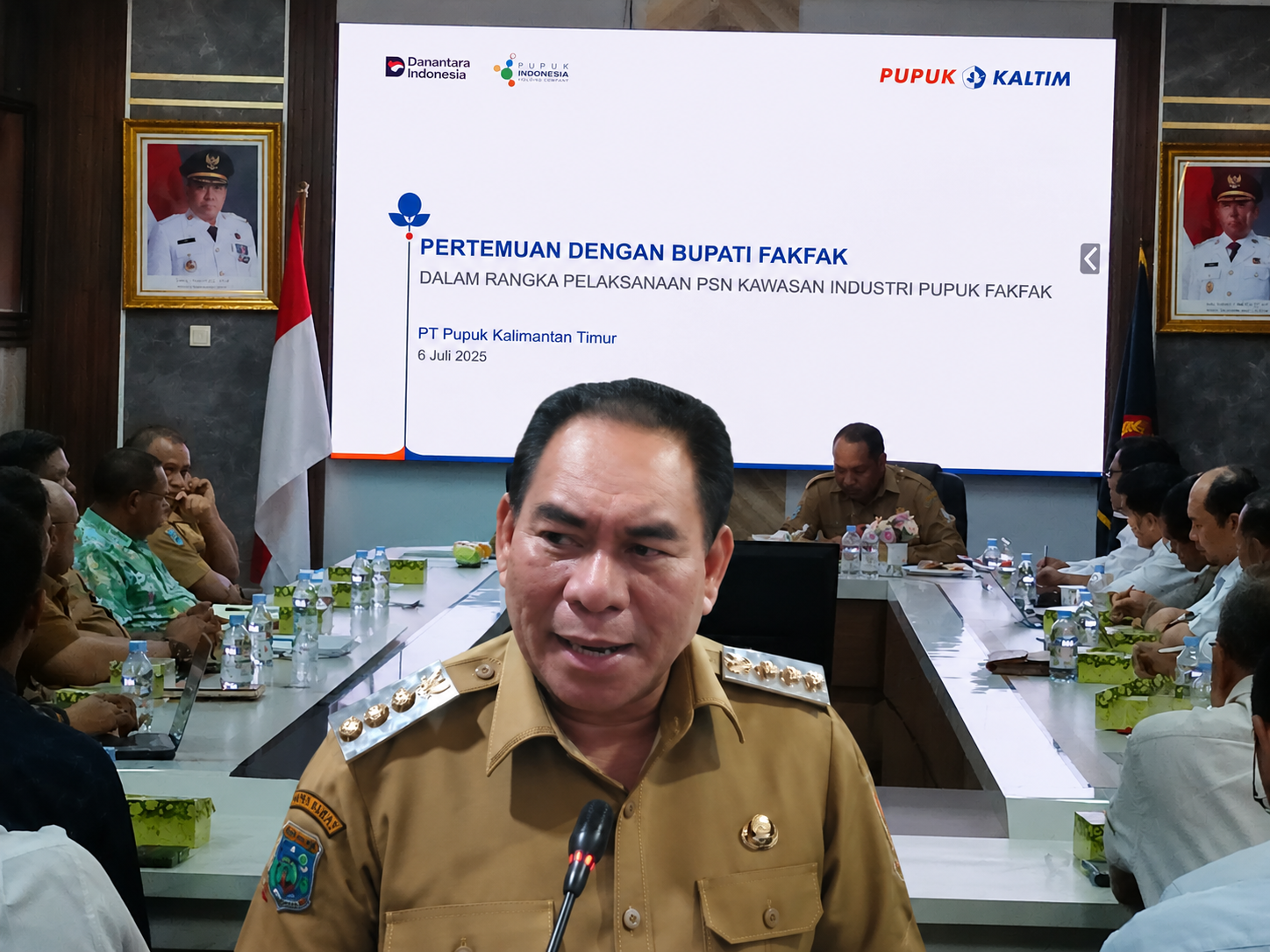 Bupati Fakfak Tegaskan Komitmen Percepat PSN Kawasan Industri Pupuk Bersama PT Pupuk Kaltim