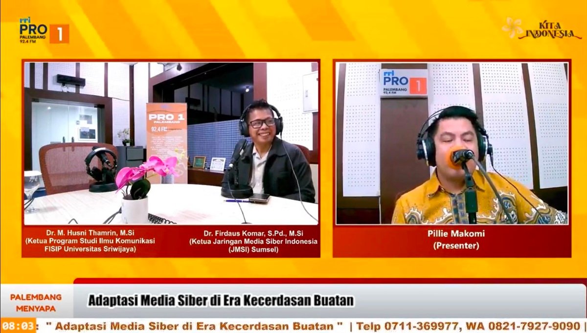 Road to Pelantikan, JMSI Sumsel Gandeng FISIP Unsri Diskusikan Masa Depan Jurnalisme Digital