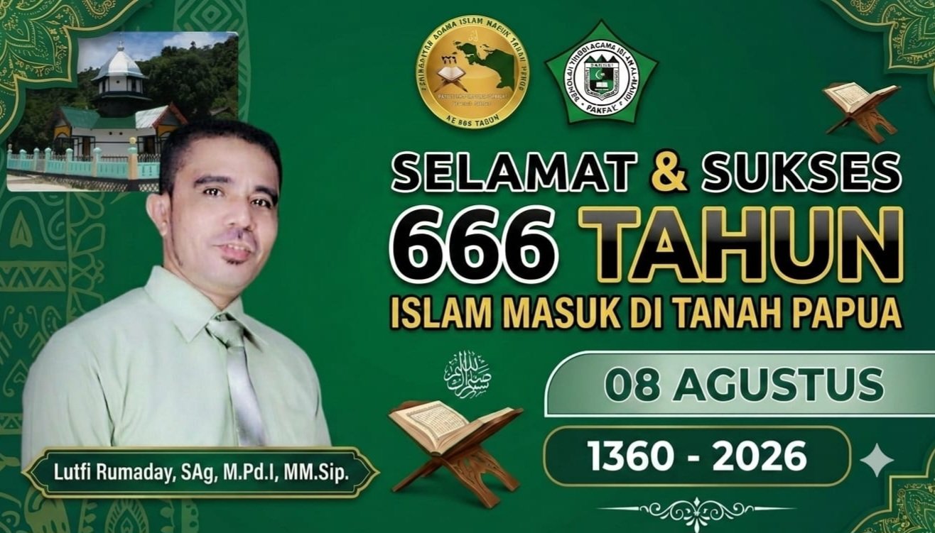 Menelusuri 666 Tahun Islam di Tanah Papua: Sejarah, Peradaban, dan Filosofi Satu Tungku Tiga Batu