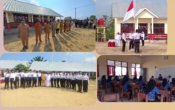 Merdeka Bukan Sekadar Upacara..!? Kades Sinar Baru Tegur Perangkat Desa, Akses Pendidikan Jadi Sorotan