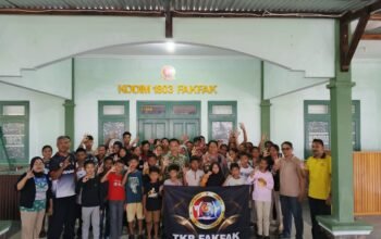 Dandim dan Wakapolres Lepas Kontingen Taekwondo Fakfak, Siap Berlaga di Kejuaraan Tingkat Provinsi