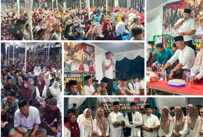 Sholawat dan Kemerdekaan Berpadu di Sinar Mulyo, Wujudkan Silaturahmi dan Kebersamaan Warga