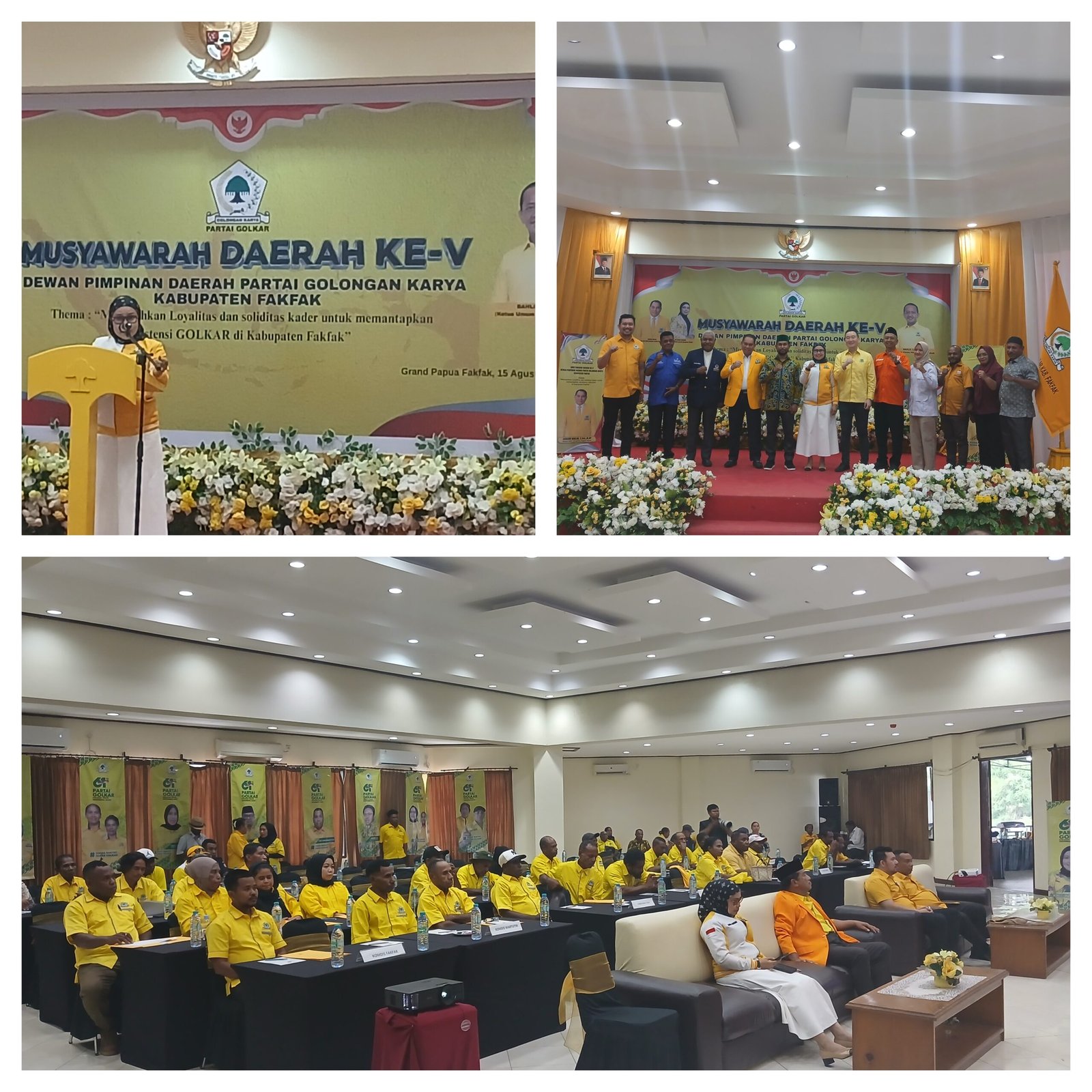 Magnet Golkar Kian Kuat, Wajah Baru dan Kader Muda Warnai Musda V Fakfak
