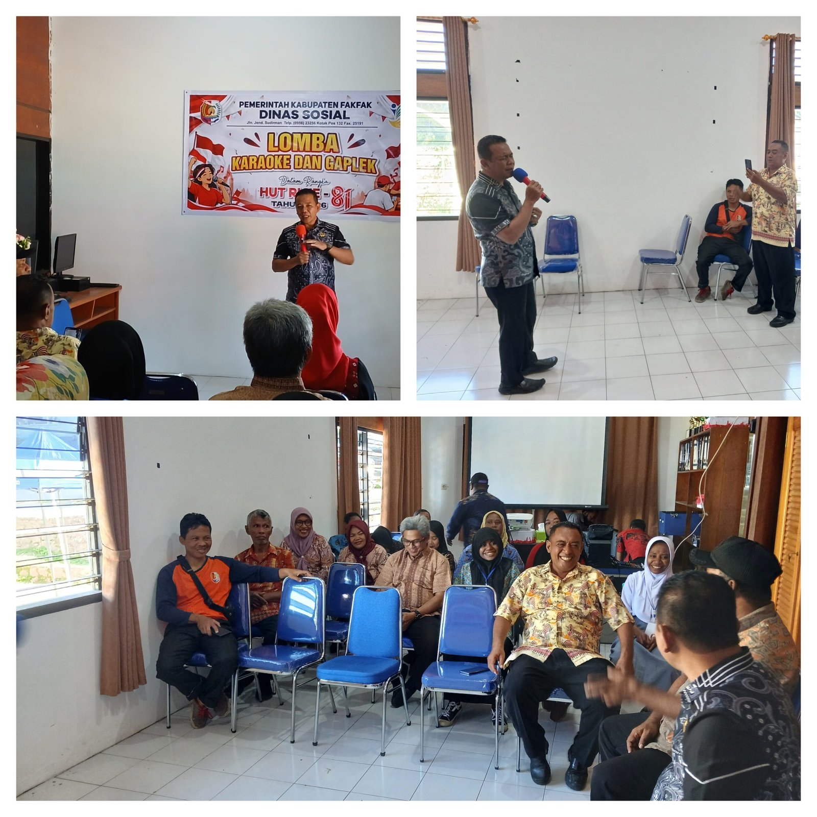 Buka Lomba Internal Dinsos Fakfak, Sadali La Hadalia: Ini Ajang Pupuk Persaudaraan dan Latih Kepercayaan Diri