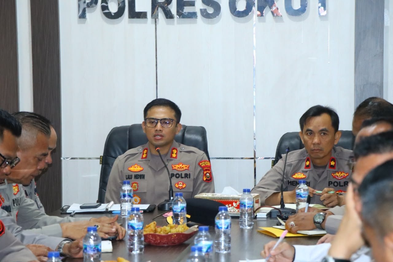 Anev Kinerja dan Karhutla, Kapolres OKU Timur Tekankan Respons Cepat Laporan Masyarakat