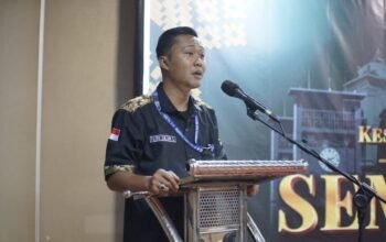Asap Karhutla Mengintai, Bujang Gadis Kesehatan Palembang Imbau Warga Pakai Masker