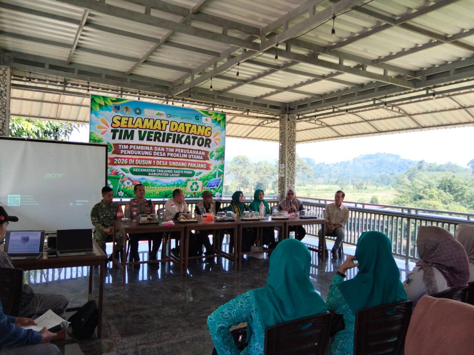 Desa Sindang Panjang Bidik Proklim Utama, Tim DLH Lahat Turun Langsung Verifikasi