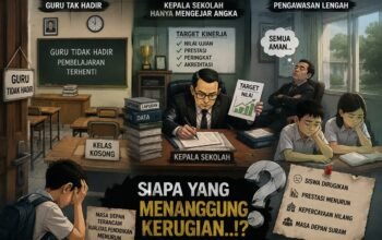 Ketika Guru Tak Hadir dan Pengawasan Lengah, Kepala Sekolah Hanya Mengejar Angka, Siapa yang Menanggung Kerugian..!?