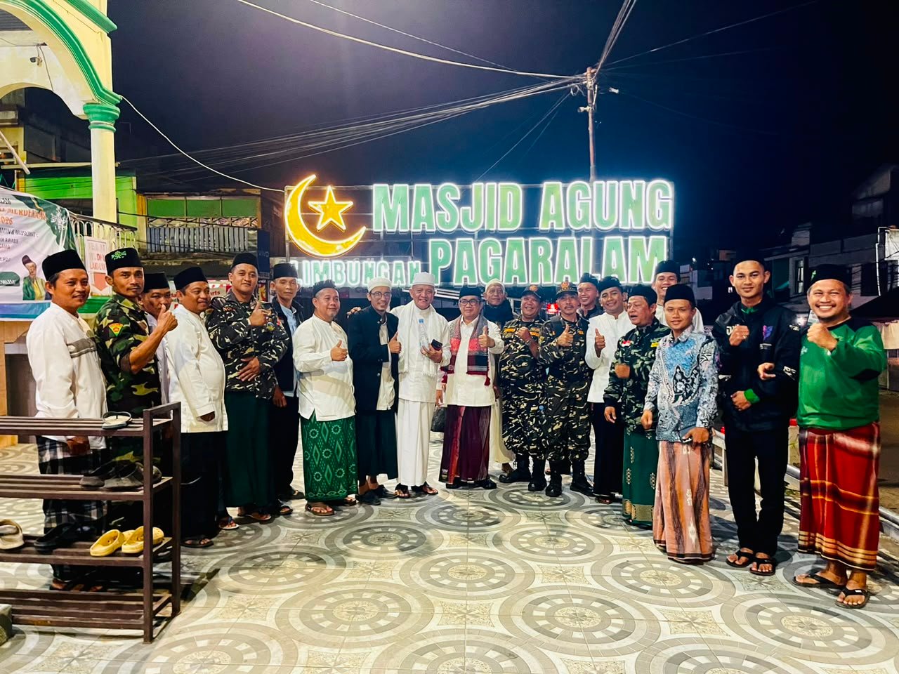 Jelang HUT RI ke-81, PCNU Pagaralam Penuhi Masjid Agung dengan Dzikir dan Doa