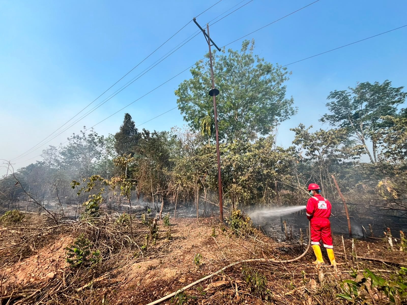 17 Kali Turun ke Lokasi Karhutla, PEP Ramba Field Pastikan Api Tak Meluas