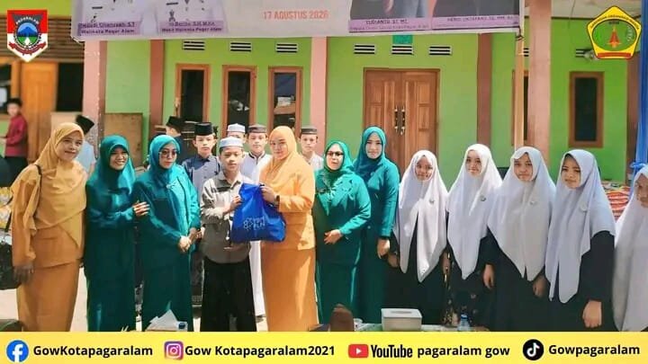 HUT RI ke-81, GOW Pagar Alam Kunjungi Panti Asuhan Darul Ikhlas