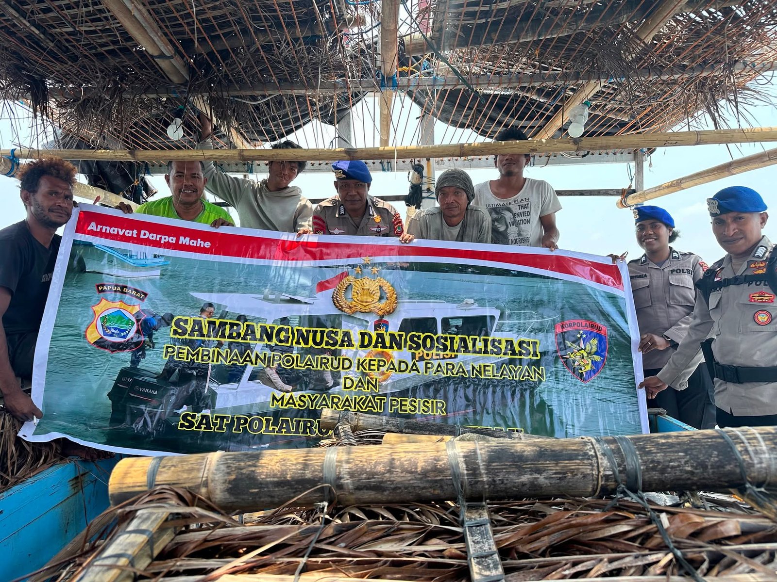 Komitmen “Polri untuk Masyarakat”: Kapolres Fakfak Perkuat Sinergitas dengan Komunitas Nelayan