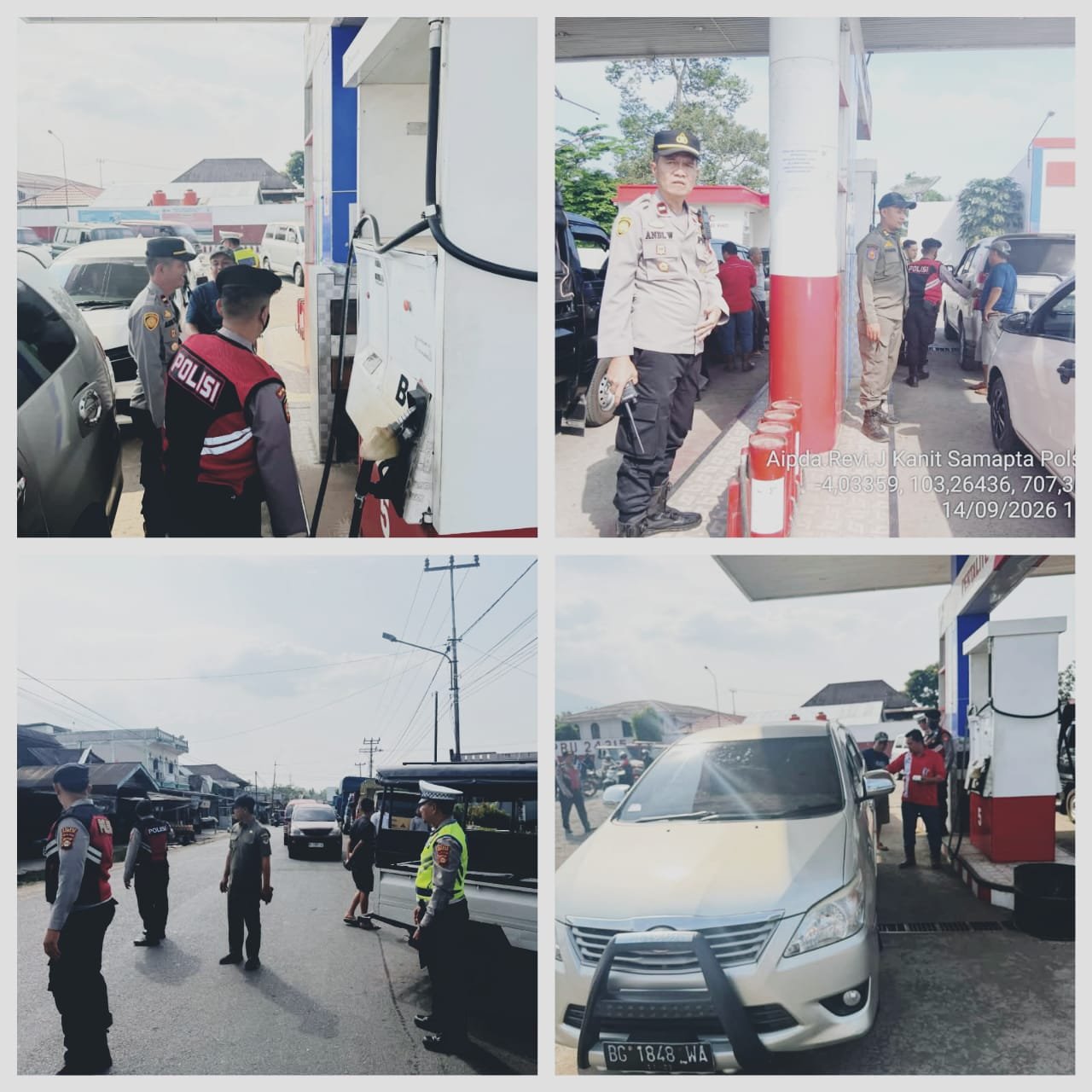 Polres Pagaralam Perketat Pengawasan BBM Subsidi di SPBU Simpang Manna