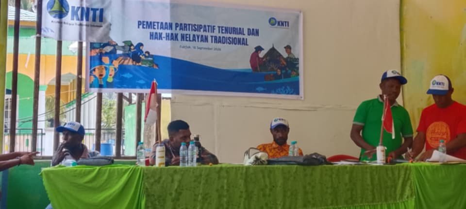 DPP dan DPD KNTI Fakfak Gelar Pemetaan Partisipatif di Kampung Urat, Siapkan Aturan Adat Protect Ruang Hidup Nelayan