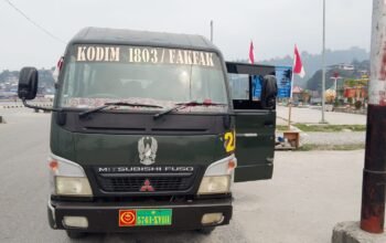 Sentuh Hati Masyarakat, Dandim 1803/Fakfak Instruksikan Armada Bus Bantu Rombongan Duka