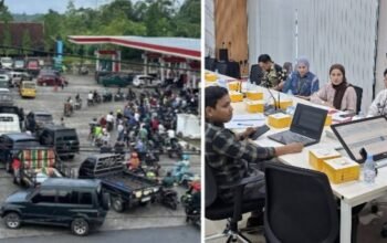 Antrean BBM Mengular di OKU Selatan, Pelansiran Dilarang, ”  Pemkab dan Pertamina Bahas Penertiban ” 