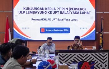 Hari Pelanggan Nasional, PLN UP3 Lahat Sambangi PT KAI Balai Yasa dan RS Bunda As Salam