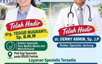 Pimpin Transformasi RSUD Fakfak, Farid Mahubessy Hadirkan Dua Layanan Spesialis Baru
