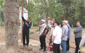 Dubes Palestina Terpukau Megalitik Lahat, Kunjungi Tinggihari I, II dan III
