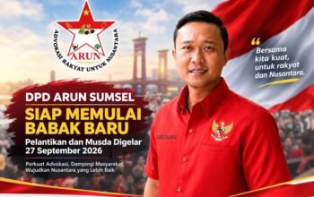 Sejumlah Tokoh Nasional Hadir, ARUN Sumsel Siapkan Momentum Besar 27 September